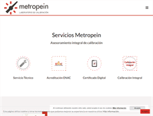Tablet Screenshot of metropein.com